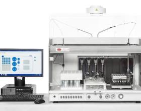 Fully Automated Parallel Peptide Synthesizer Syro II is a fully automated multi-channel peptide synthesizer equipped with a two arm pipetting robot for faster washing and dispensing of reagents. The standard system is configured with two reactor blocks with other reactor block options available including heating block kits and Tip reactor blocks. This is the system of choice for those requiring the highest peptide synthesis throughput.